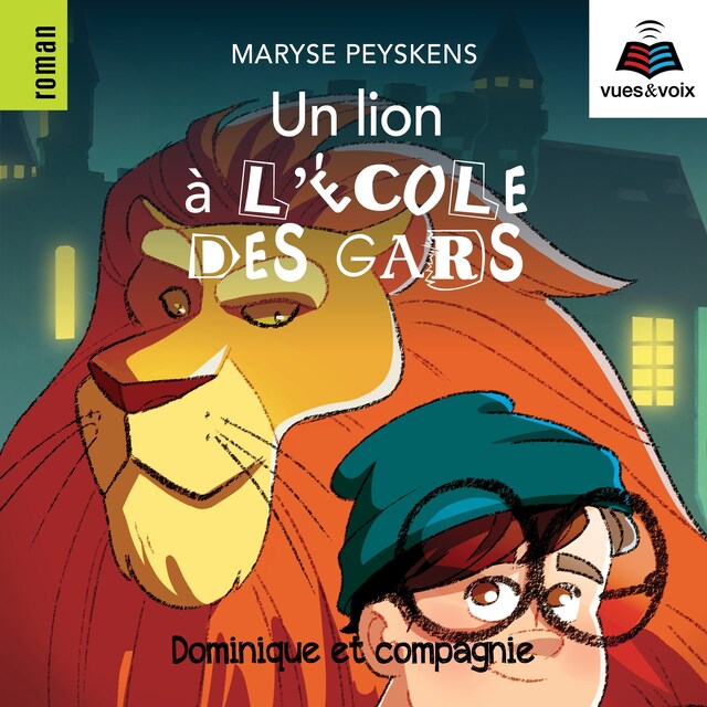 Buchcover für Un lion à l'école des gars