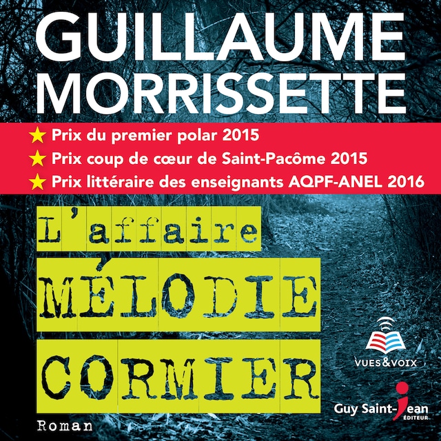 Book cover for L'affaire Mélodie Cormier
