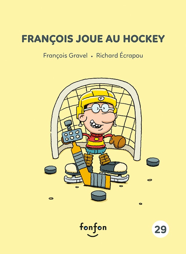 Copertina del libro per François joue au hockey