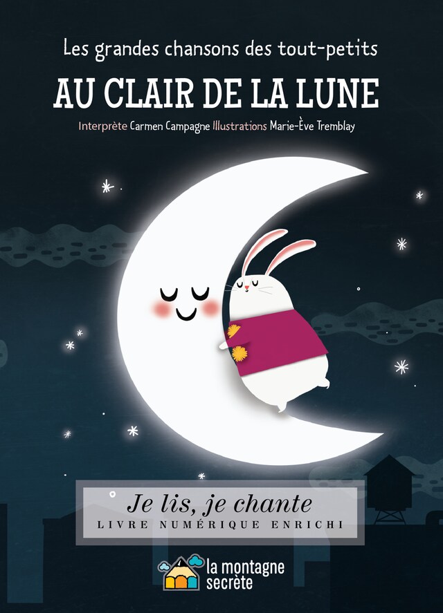 Couverture de livre pour Au clair de la lune (Contenu enrichi)