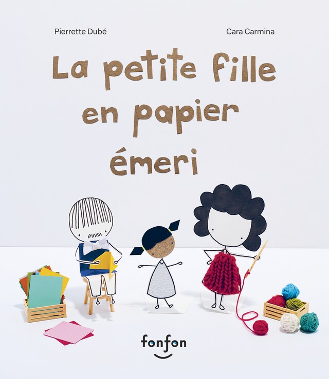 Book cover for La petite fille en papier émeri