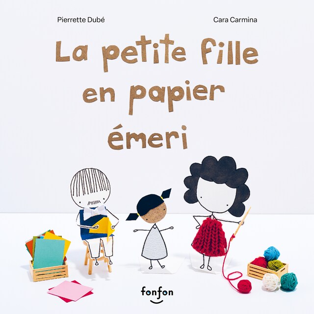 Book cover for La petite fille en papier émeri