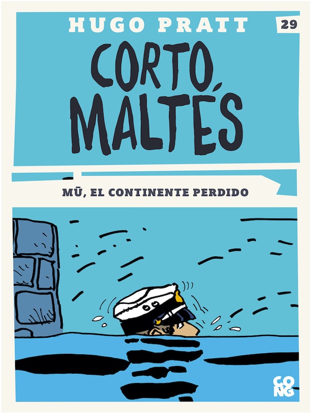 Kirjankansi teokselle Corto Maltés, Mū, el continente perdido