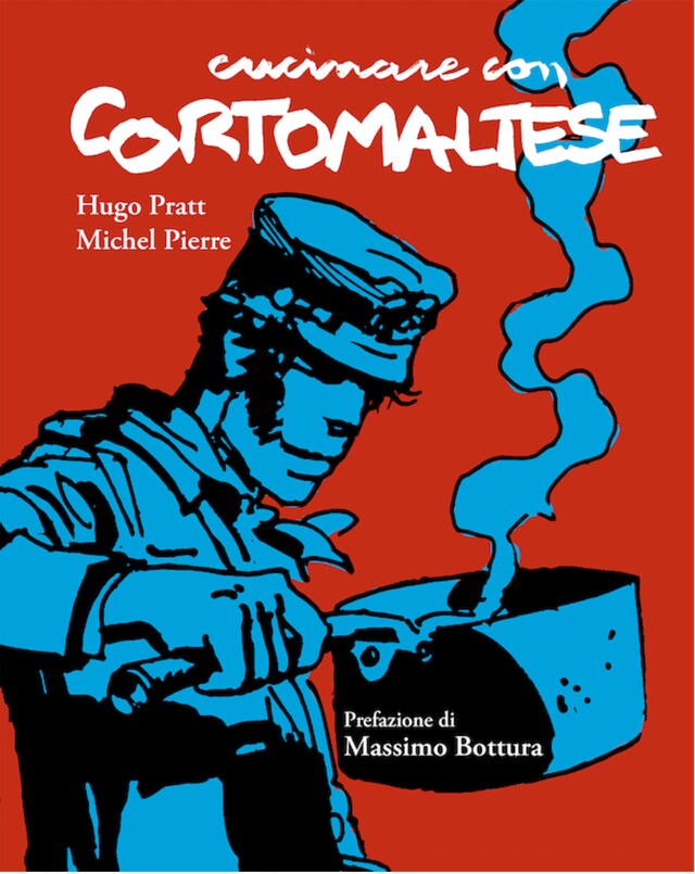 Copertina del libro per Cucinare con Corto Maltese