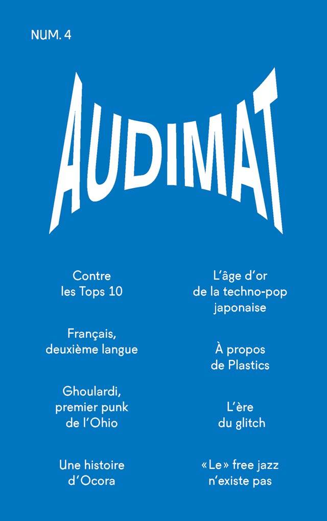 Buchcover für Audimat - Revue n°4