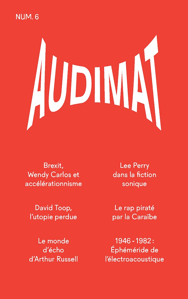 Book cover for Audimat - Revue n°6