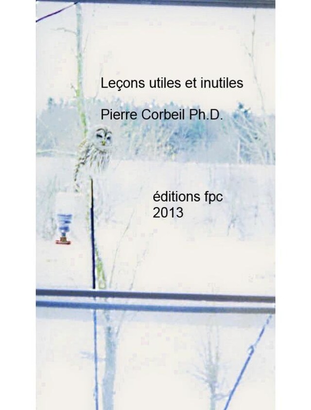 Book cover for Leçons utiles et inutiles