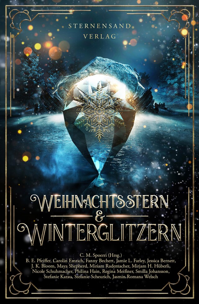 Kirjankansi teokselle Weihnachtsstern & Winterglitzern (Anthologie)