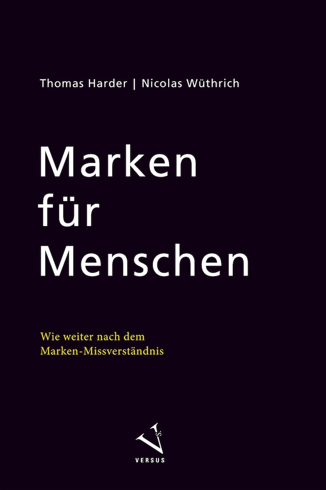 Book cover for Marken für Menschen