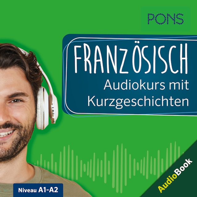 Okładka książki dla PONS Französisch Audiokurs mit Kurzgeschichten