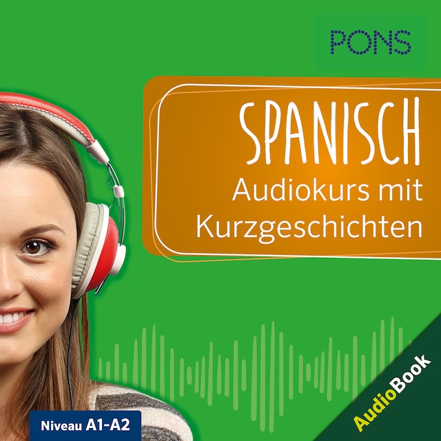 Book cover for PONS Spanisch Audiokurs mit Kurzgeschichten