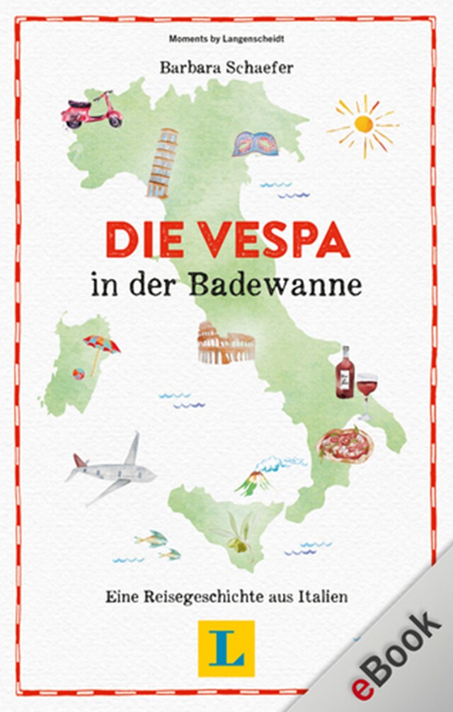 Buchcover für Die Vespa in der Badewanne