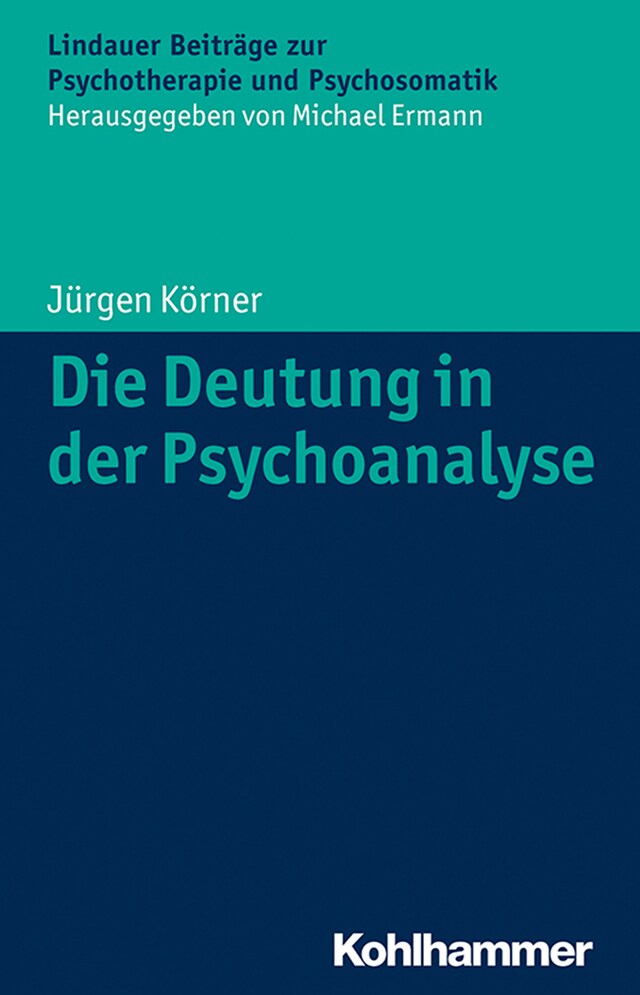 Couverture de livre pour Die Deutung in der Psychoanalyse