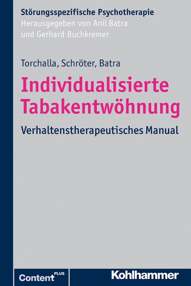 Okładka książki dla Individualisierte Tabakentwöhnung