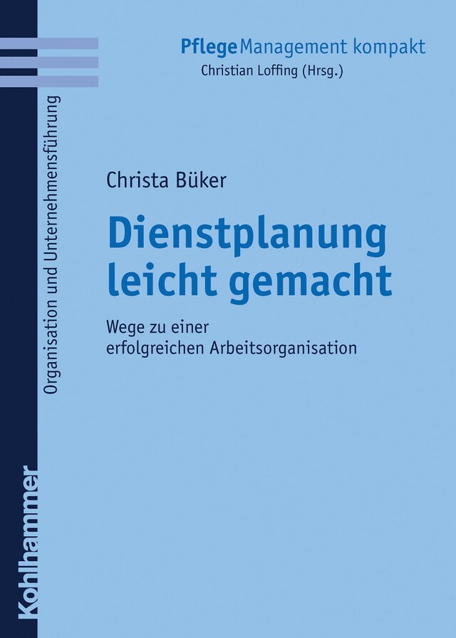 Book cover for Dienstplanung leicht gemacht