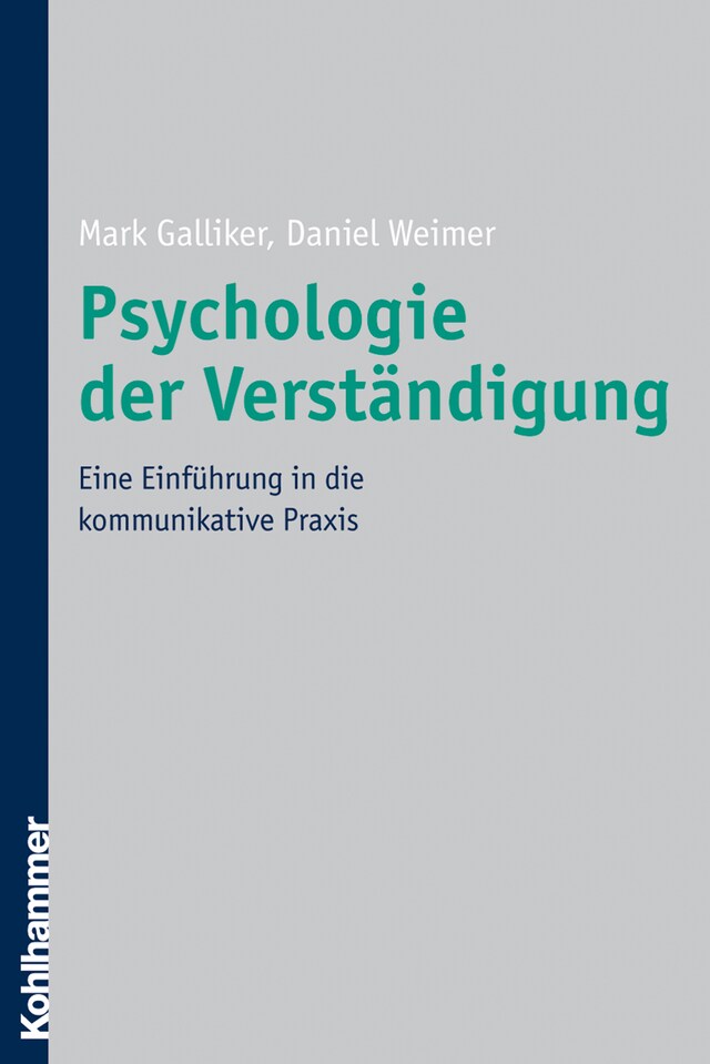 Kirjankansi teokselle Psychologie der Verständigung