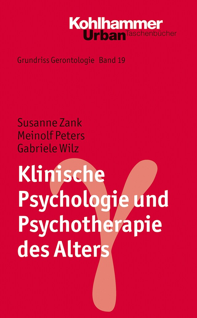 Book cover for Klinische Psychologie und Psychotherapie des Alters