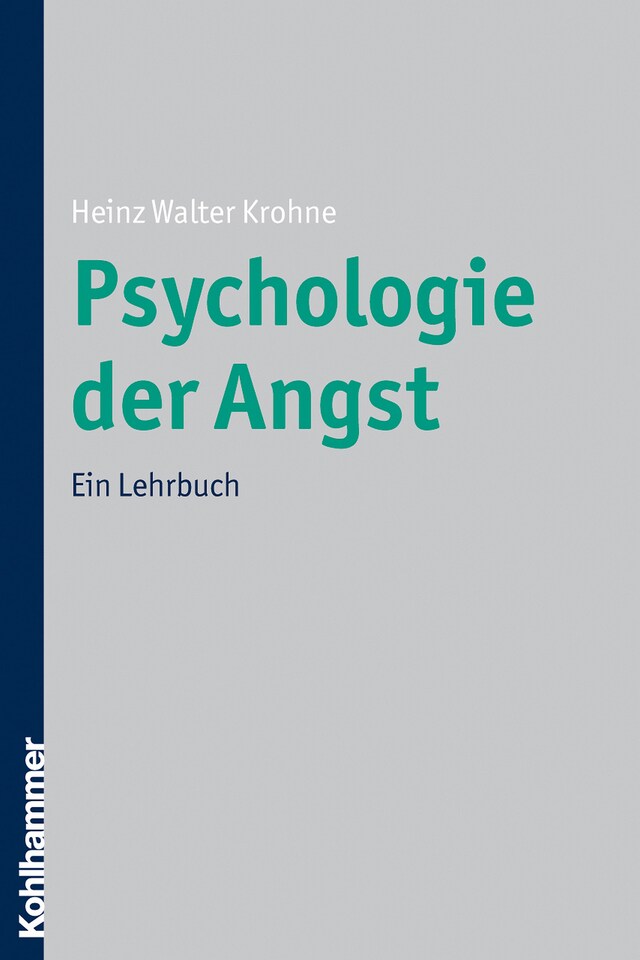 Copertina del libro per Psychologie der Angst