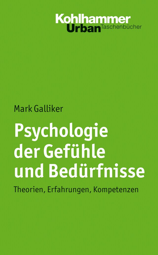 Kirjankansi teokselle Psychologie der Gefühle und Bedürfnisse