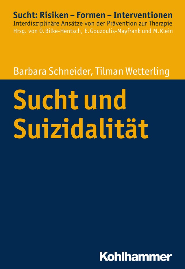 Book cover for Sucht und Suizidalität