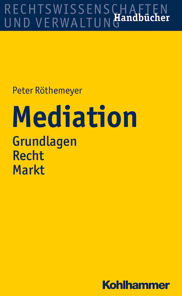 Buchcover für Mediation