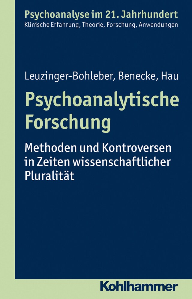 Couverture de livre pour Psychoanalytische Forschung