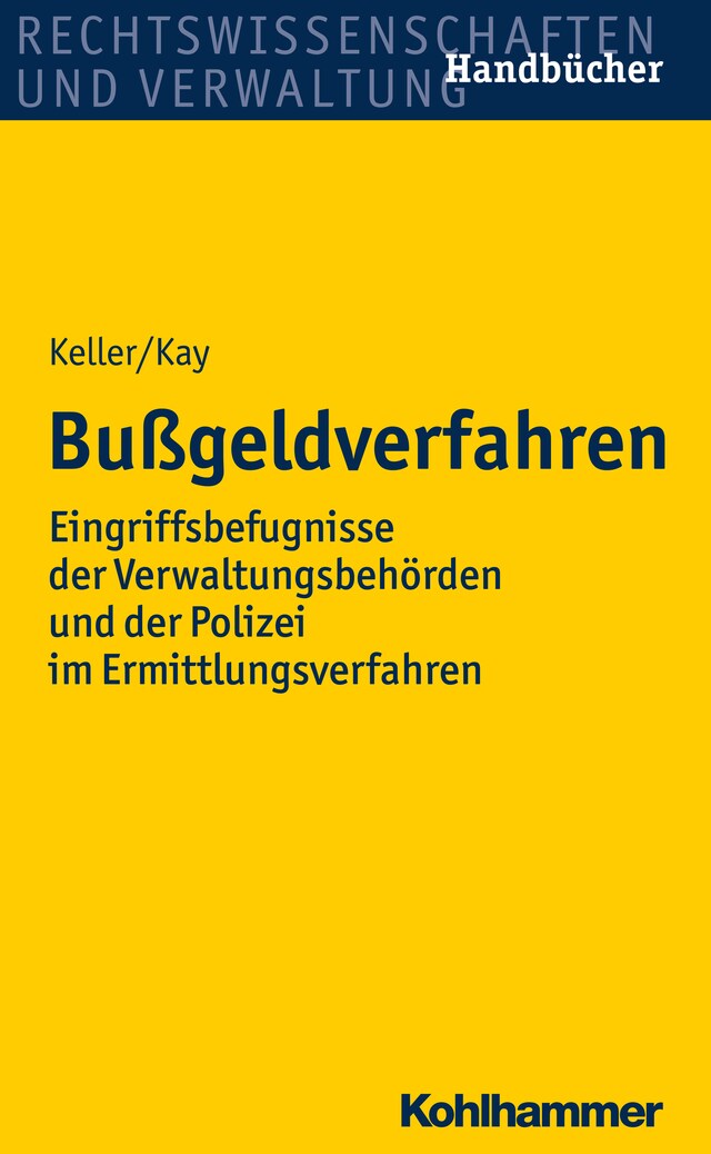 Buchcover für Bußgeldverfahren