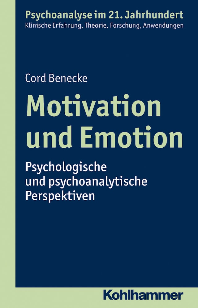 Kirjankansi teokselle Motivation und Emotion