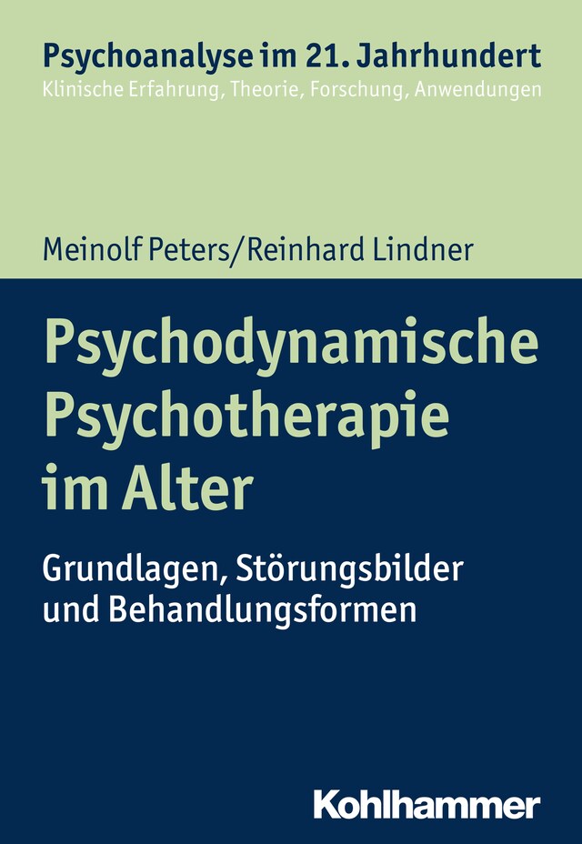 Buchcover für Psychodynamische Psychotherapie im Alter