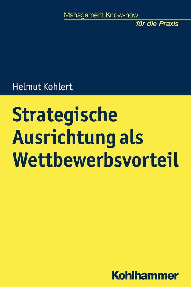 Okładka książki dla Strategische Ausrichtung als Wettbewerbsvorteil