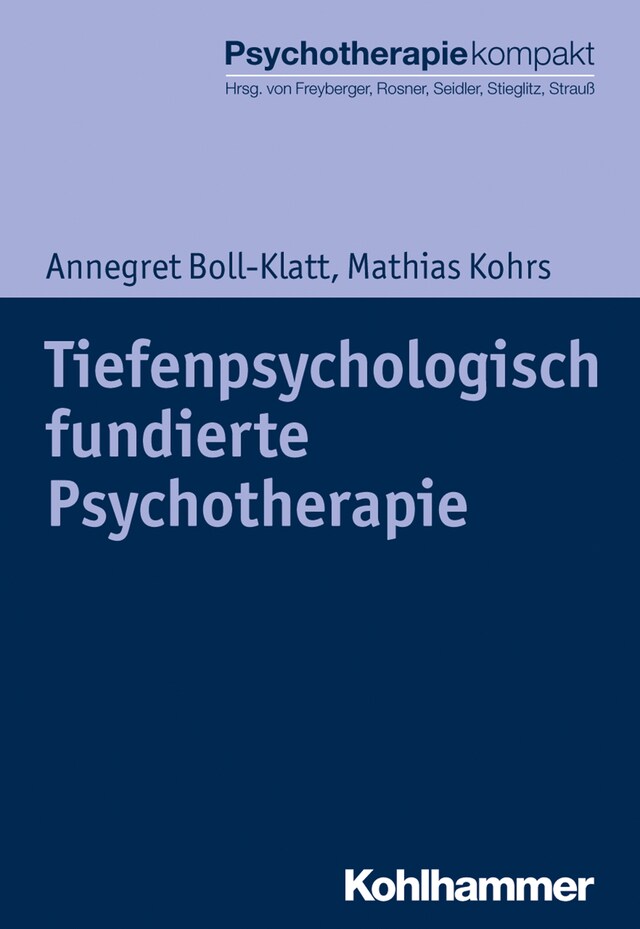 Buchcover für Tiefenpsychologisch fundierte Psychotherapie