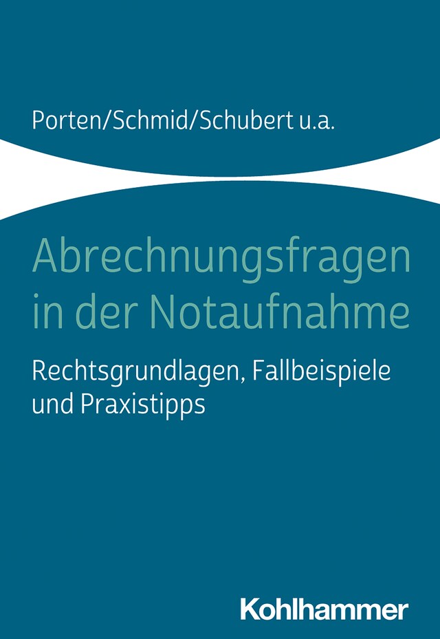 Kirjankansi teokselle Abrechnungsfragen in der Notaufnahme