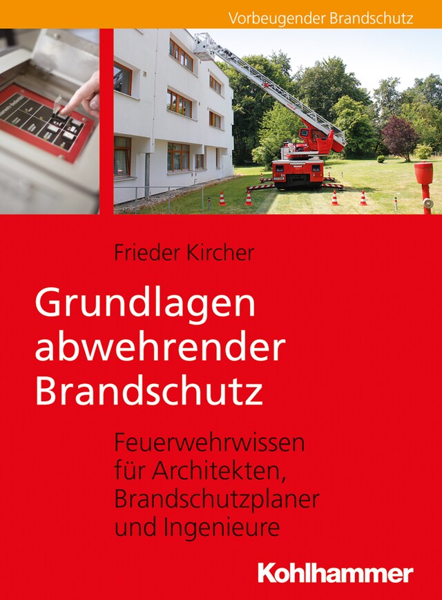 Buchcover für Grundlagen abwehrender Brandschutz