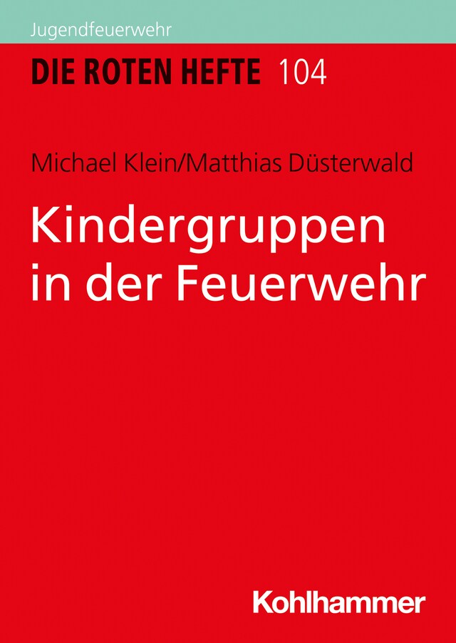 Buchcover für Kindergruppen in der Feuerwehr