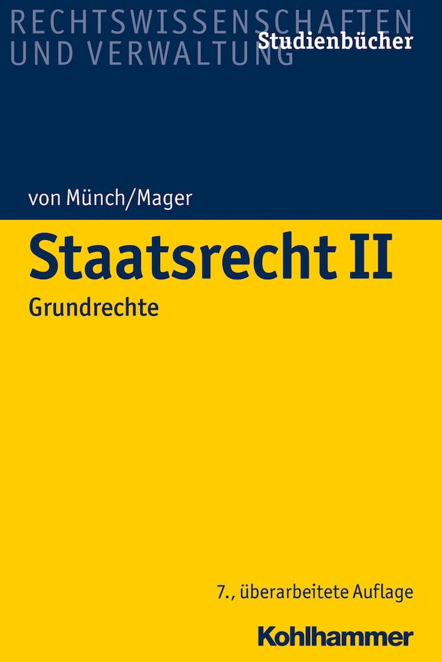 Buchcover für Staatsrecht II