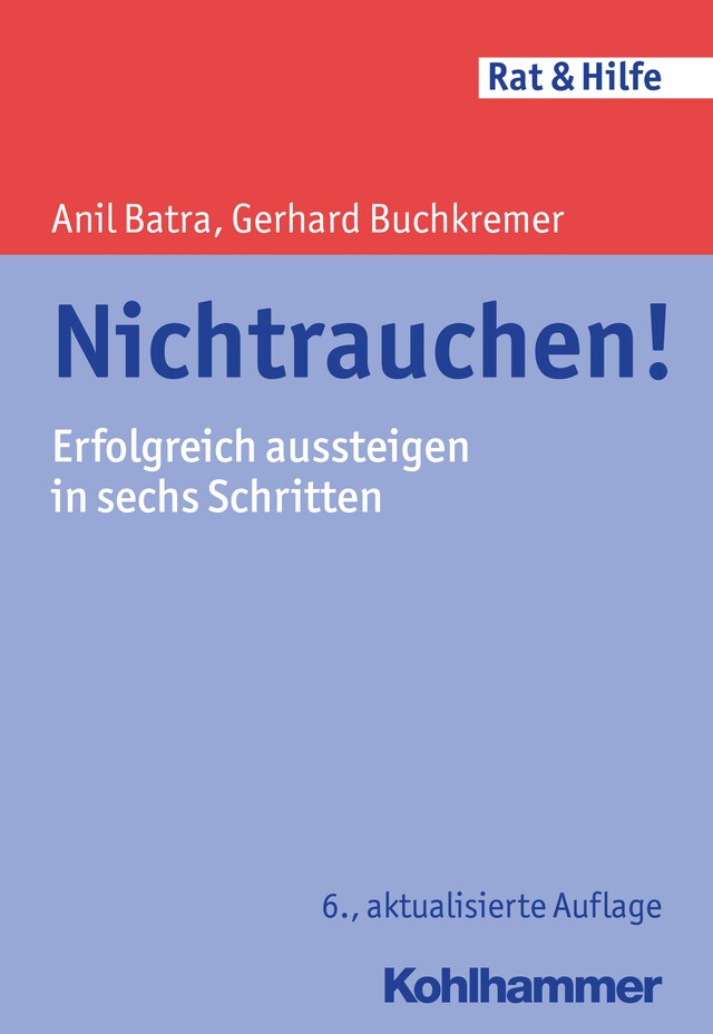 Buchcover für Nichtrauchen!