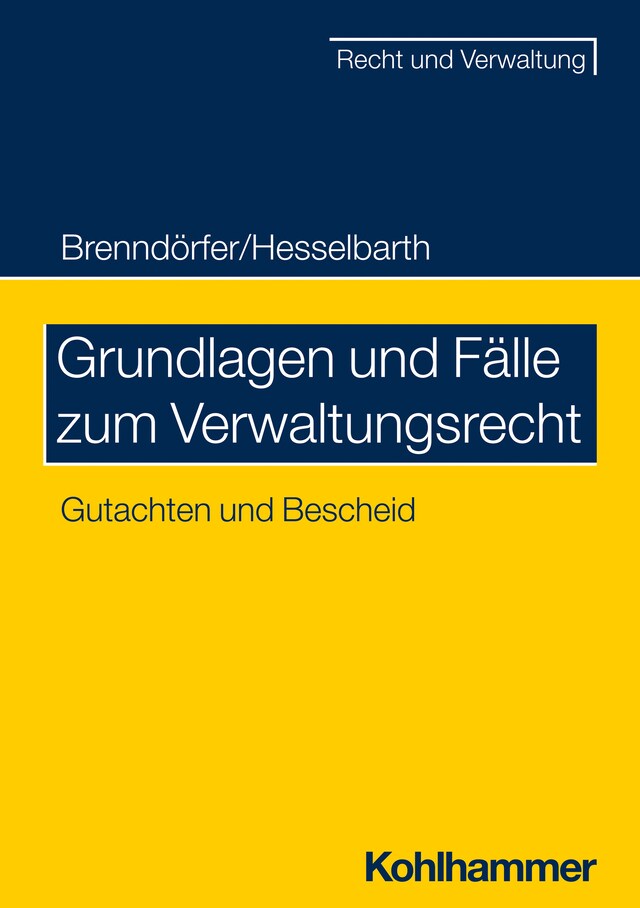 Book cover for Grundlagen und Fälle zum Verwaltungsrecht