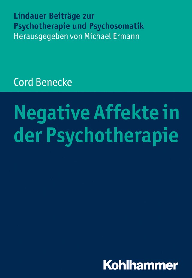 Boekomslag van Negative Affekte in der Psychotherapie