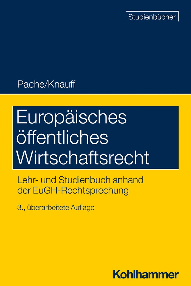 Okładka książki dla Europäisches öffentliches Wirtschaftsrecht