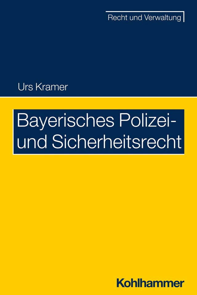 Copertina del libro per Bayerisches Polizei- und Sicherheitsrecht