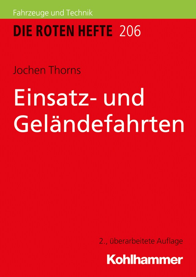 Buchcover für Einsatz- und Geländefahrten