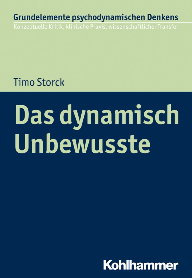 Buchcover für Das dynamisch Unbewusste