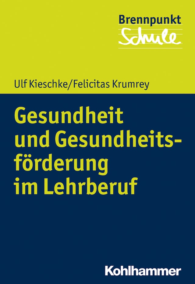 Book cover for Gesundheit und Gesundheitsförderung im Lehrberuf