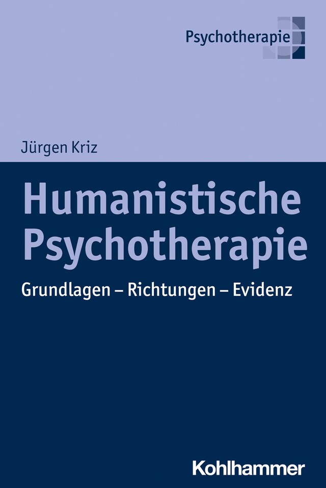 Kirjankansi teokselle Humanistische Psychotherapie