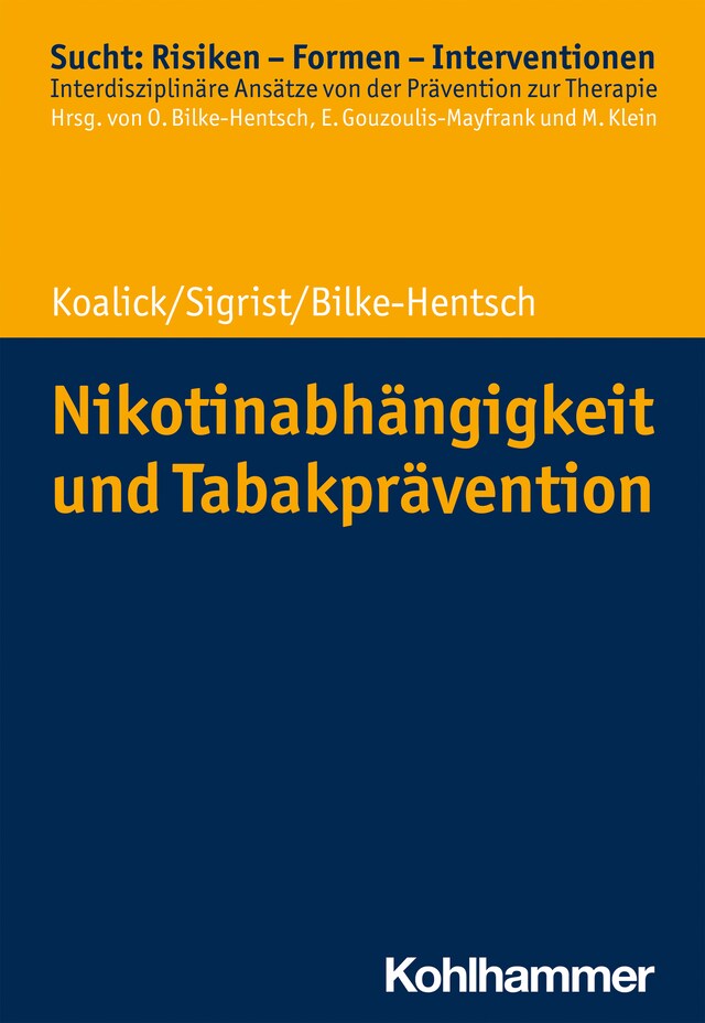 Kirjankansi teokselle Nikotinabhängigkeit und Tabakprävention