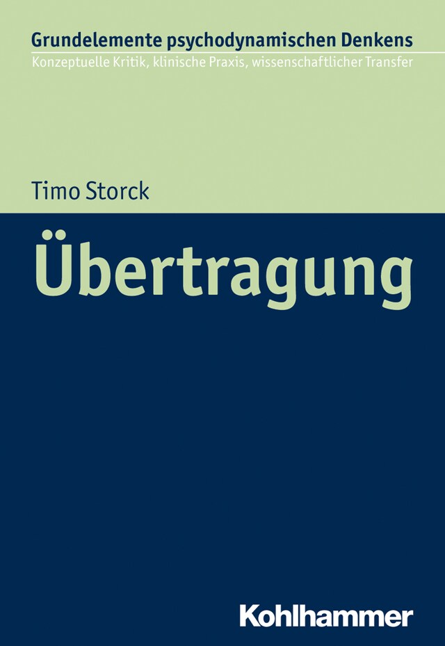 Couverture de livre pour Übertragung