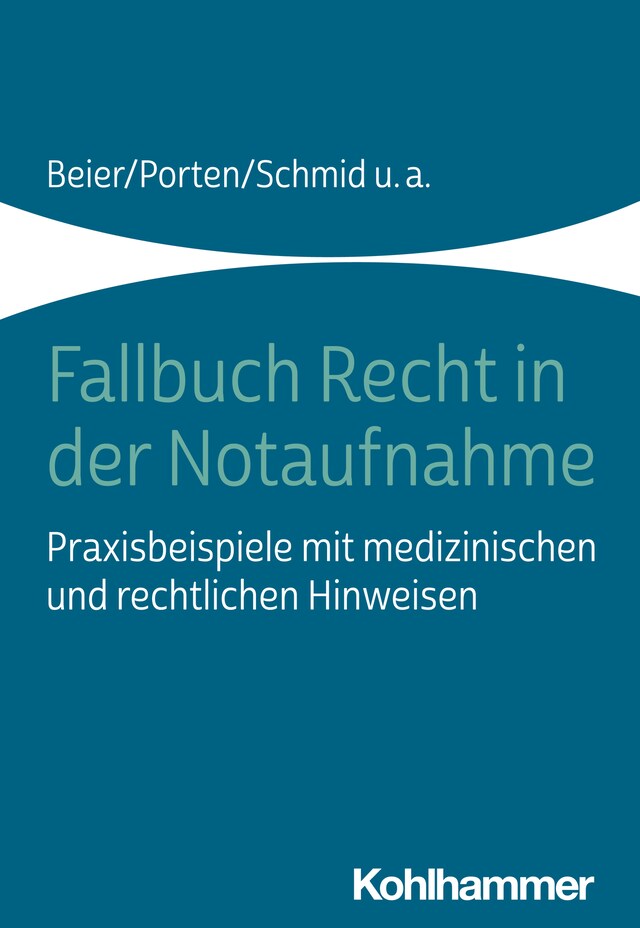 Boekomslag van Fallbuch Recht in der Notaufnahme