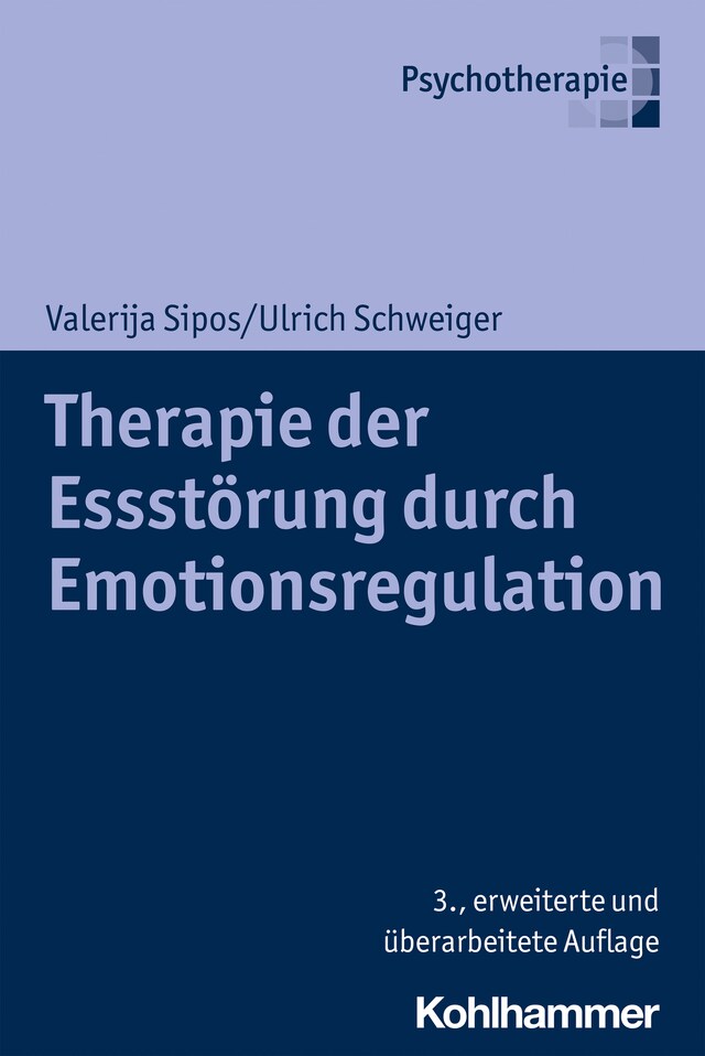 Buchcover für Therapie der Essstörung durch Emotionsregulation