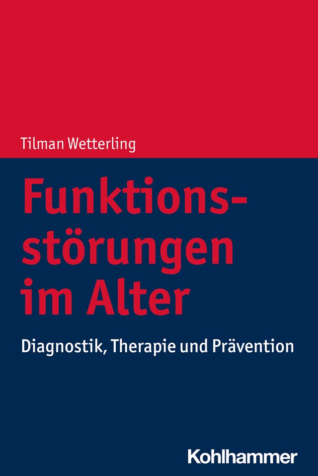 Buchcover für Funktionsstörungen im Alter