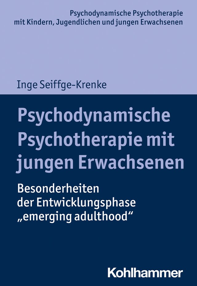 Boekomslag van Psychodynamische Psychotherapie mit jungen Erwachsenen